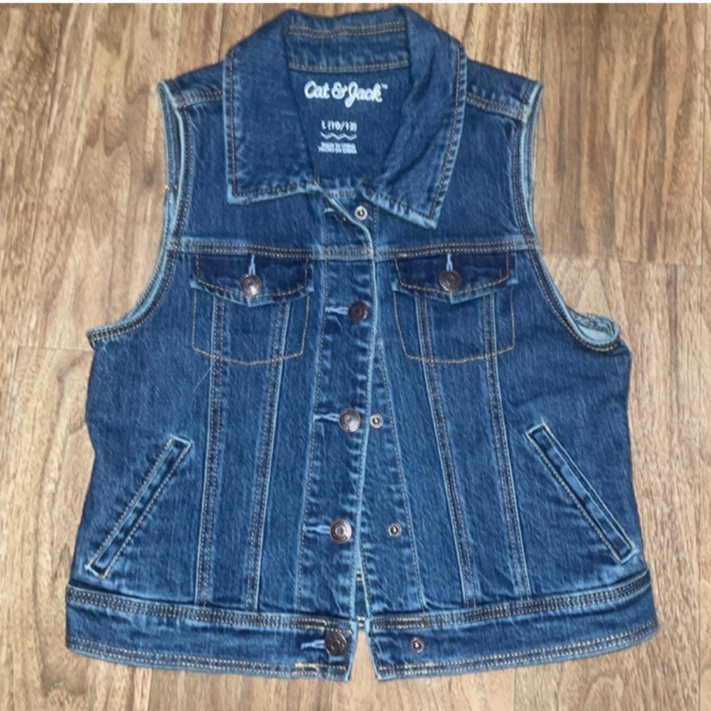 Girls Jean Vest